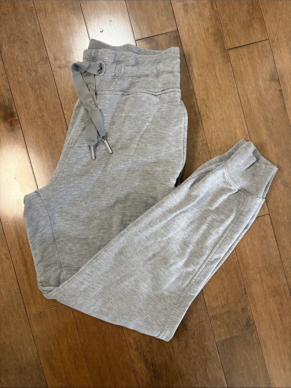 Athleta Balance Jogger Pants, Heather Grey Plush Nirvana, Size S